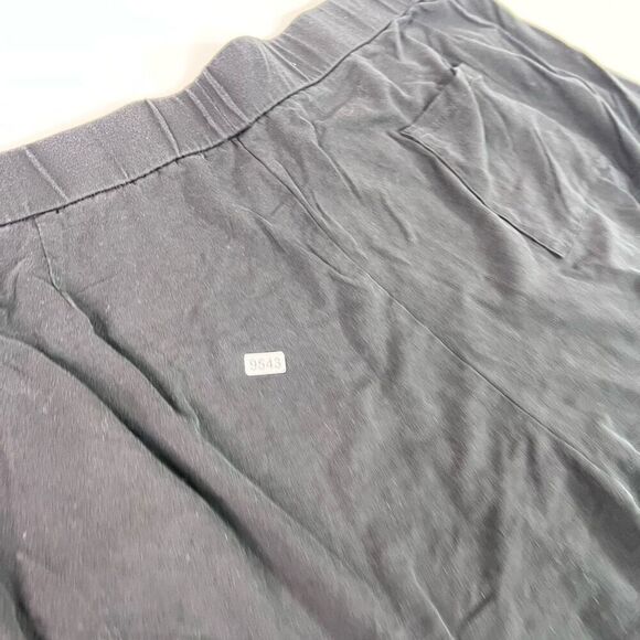 Eileen Fisher Pants Womens 2X Black Elastic Waist Stretch Cropped Pull On - Picture 9 of 9
